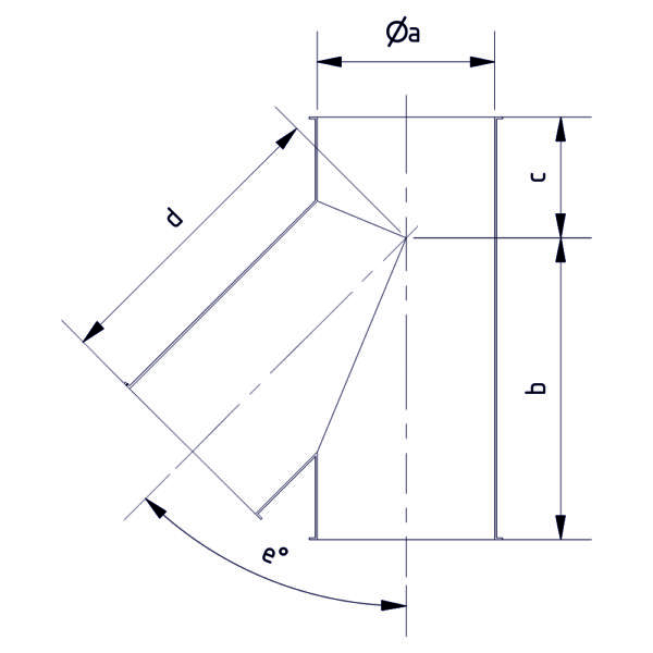 Fork piece 1x45° - Image 2