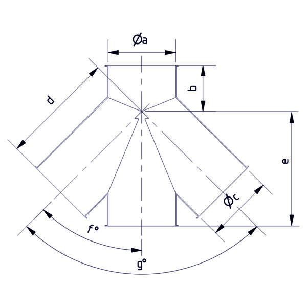 Fork piece three-way - Image 2