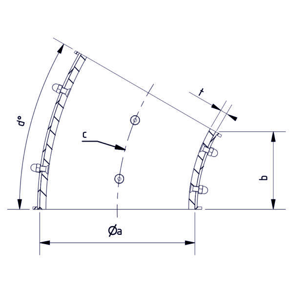 Convex segment 30° 1,5 D (APS; Super APS; Super APS food) - Image 2