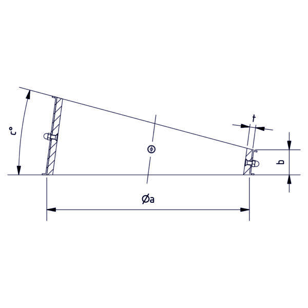 Segment straight 15° (APS; Super APS; Super APS food) - Image 2