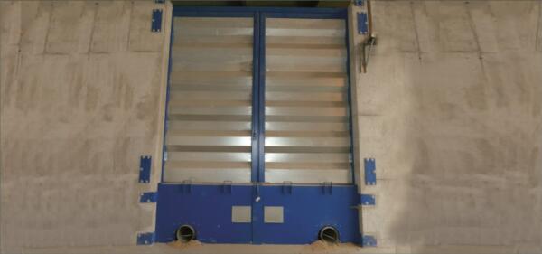 Swing gate in all-steel