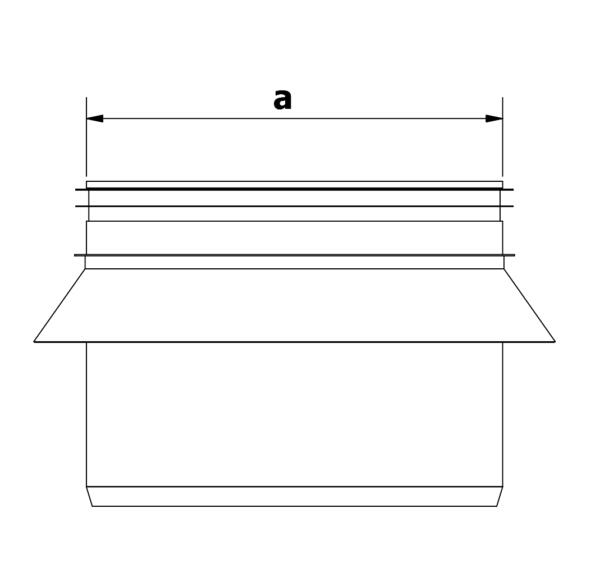Connecting piece for KG pipe and spiral duct - Image 4