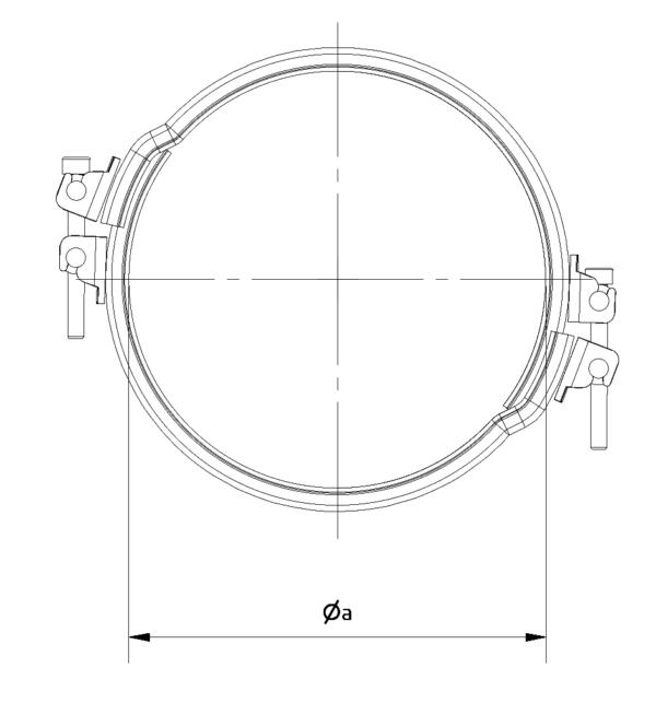 Anillo de sujeción sin junta de goma - Imagen 2