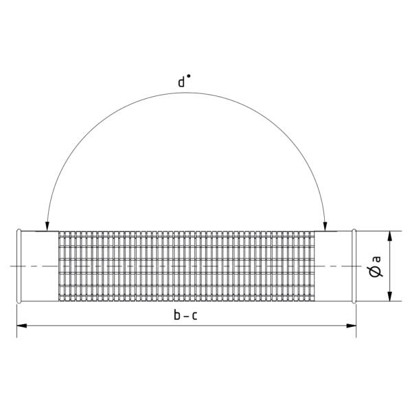 Tubo flexible con borde rebordeado - Imagen 2