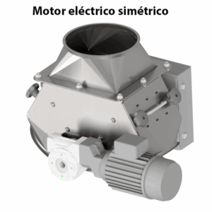 Válvula distribuidora abatible simétrica de 60°