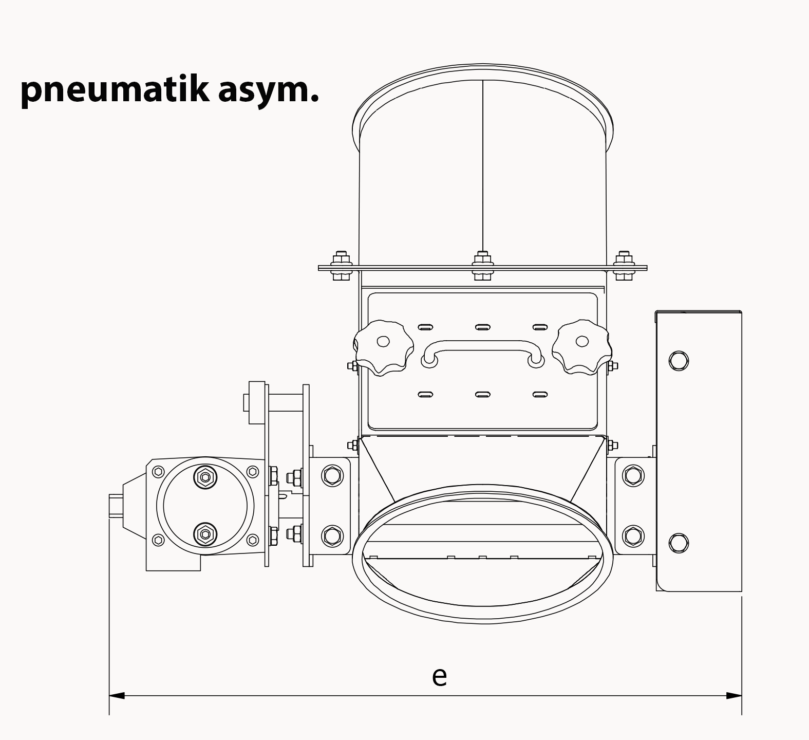 Válvula distribuidora abatible asimétrica a 60° - Imagen 4