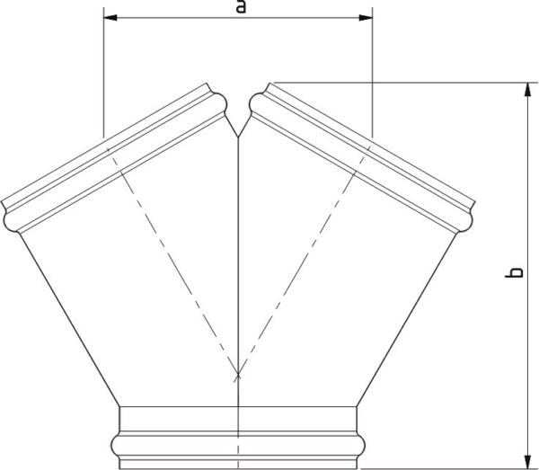 Pièce en y pour gaines demi-lune – Image 2