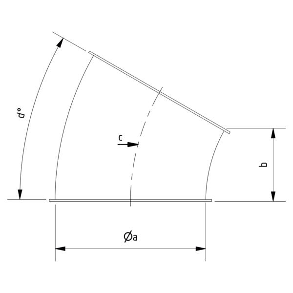 Segment convexe 30° 1,5D – Image 2