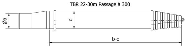 Tube télescopique de ventilation DN 300 - 1er tube non perforé – Image 4