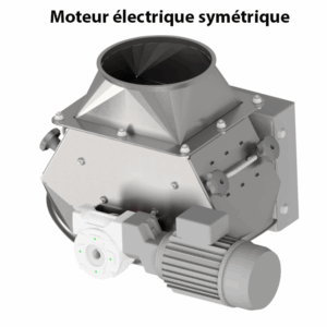 Vanne de distribution symétrique à 60°
