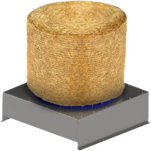 Сушка рулонов сена