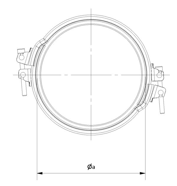 Spannring mit Dichtung – Bild 2