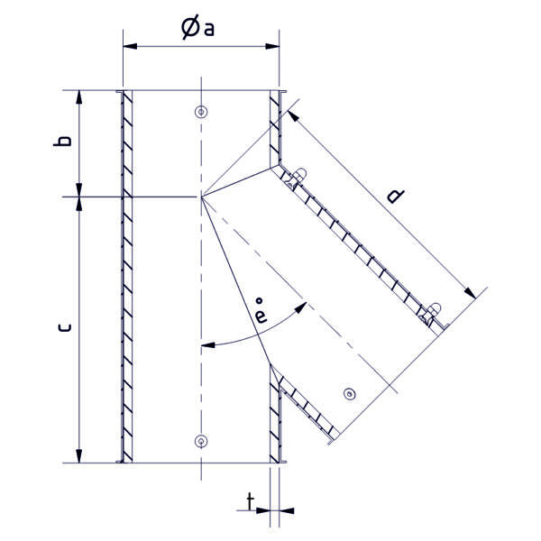 Gabelstück 1x45° (APS; Super APS; Super APS food) – Bild 2