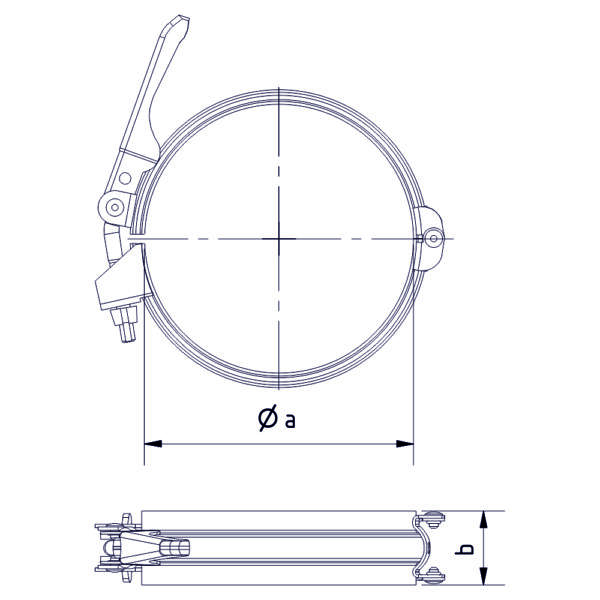 Schnellspannring mit Dichtung – Bild 2